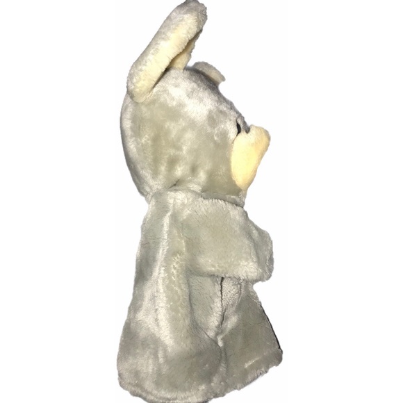 Vintage 1988 Etone Plush Gray Mouse Hand Puppet - Picture 3 of 4